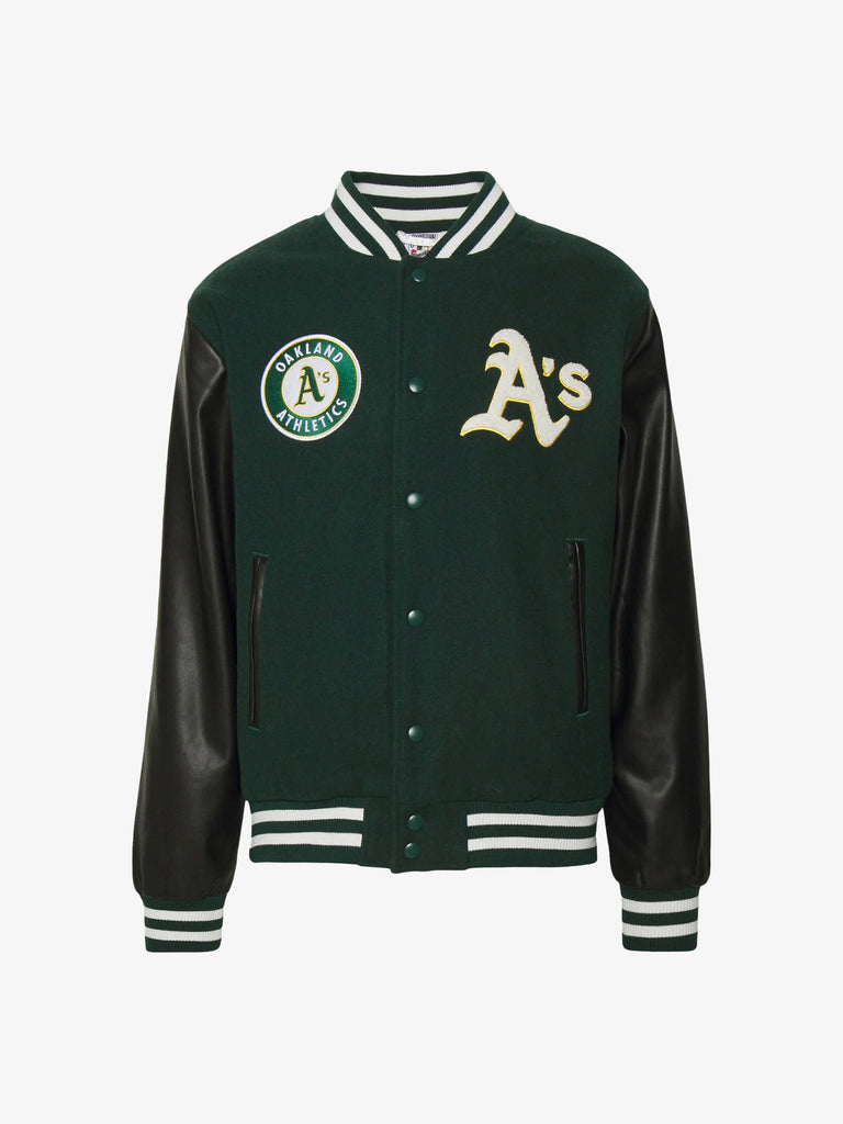 Jacket New Era Oakland Athletics Mlb Large Logo Varsity Jacket