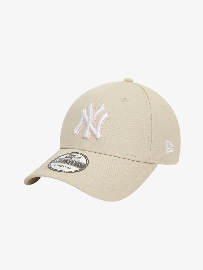 New York Yankees World Series Patch Light Beige 9FORTY Adjustable Cap