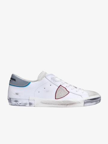 PHILIPPE MODEL Sneakers PRLUVRE1 Paris low uomo bianco/grigio