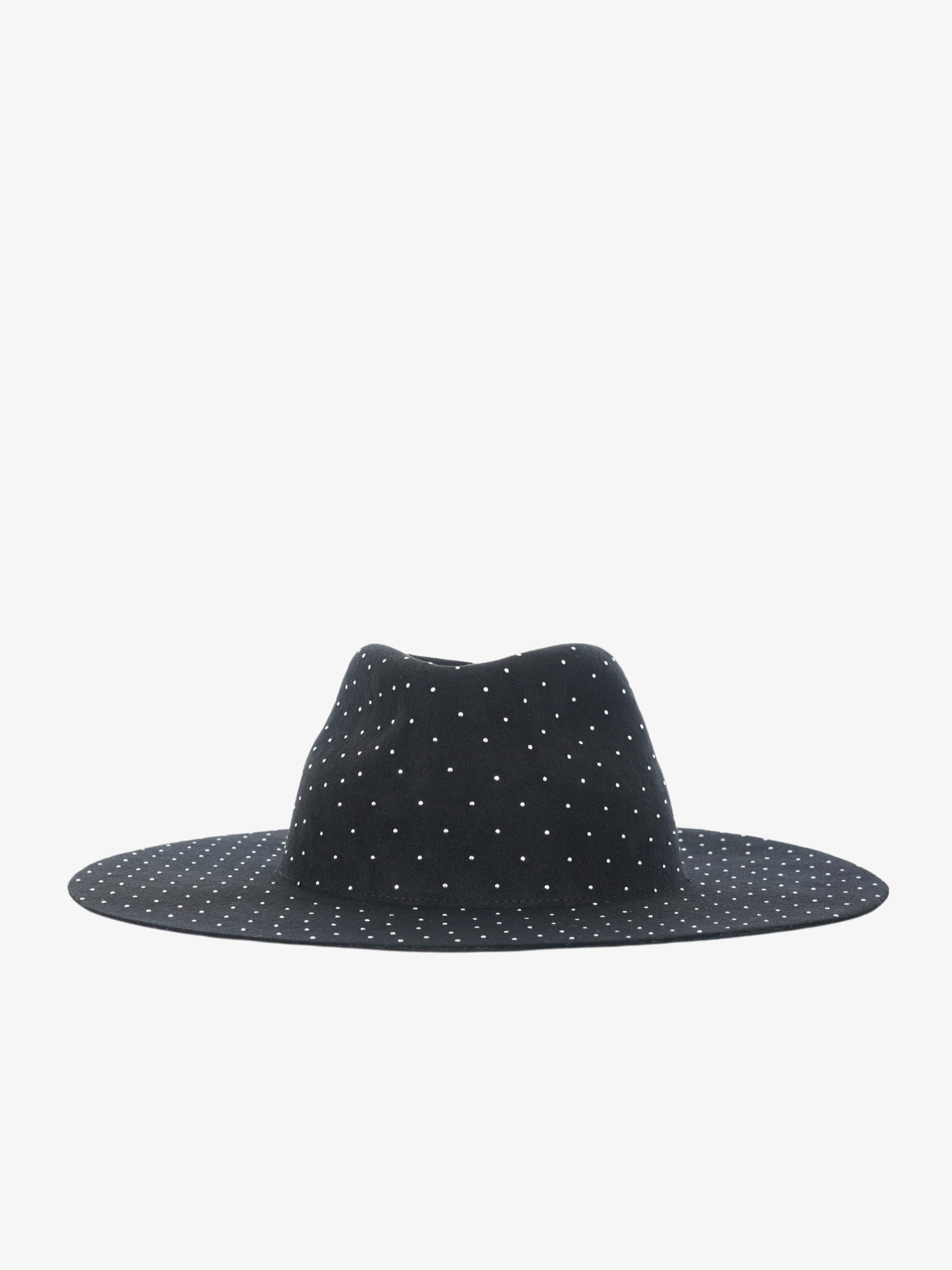 SPACE SIMONA CORSELLINI Cappello in feltro di lana donna con Swarovski nero