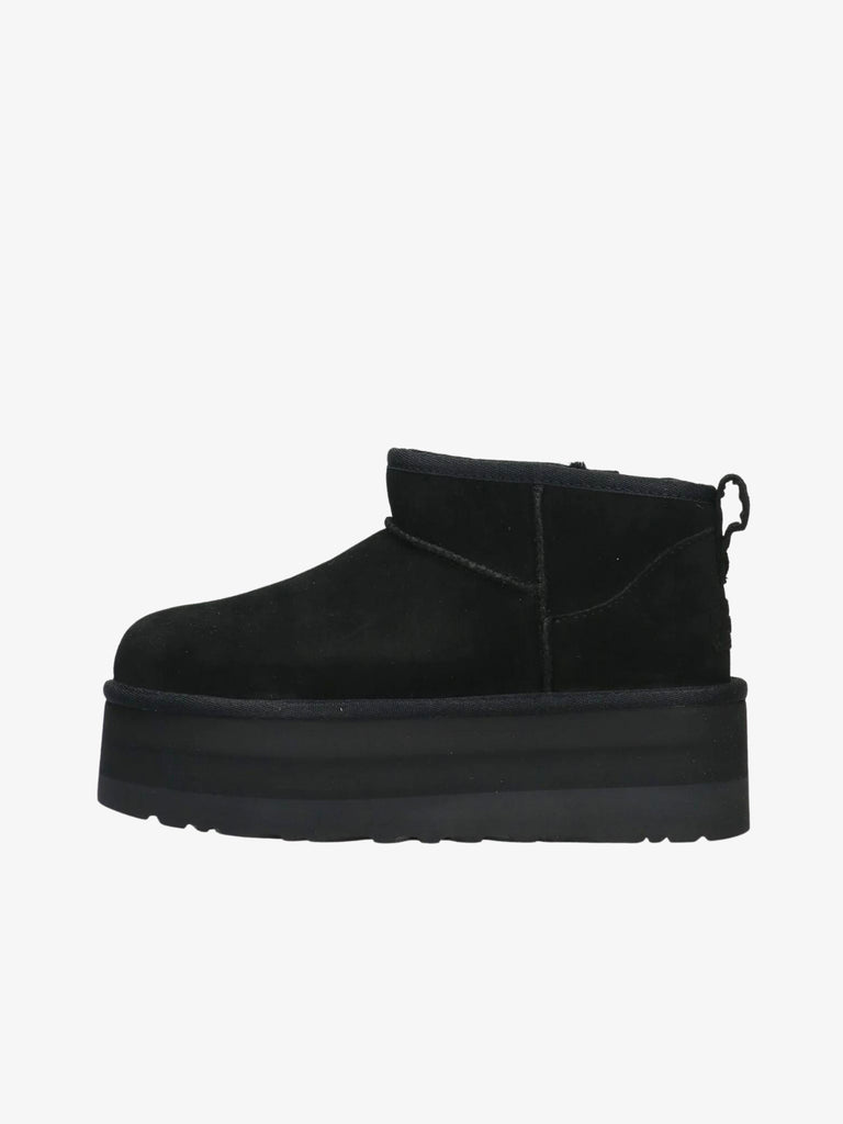 Ugg Stivali Con Plateau Classic Ultra Mini Black 1135092 Donna Faraone 9509