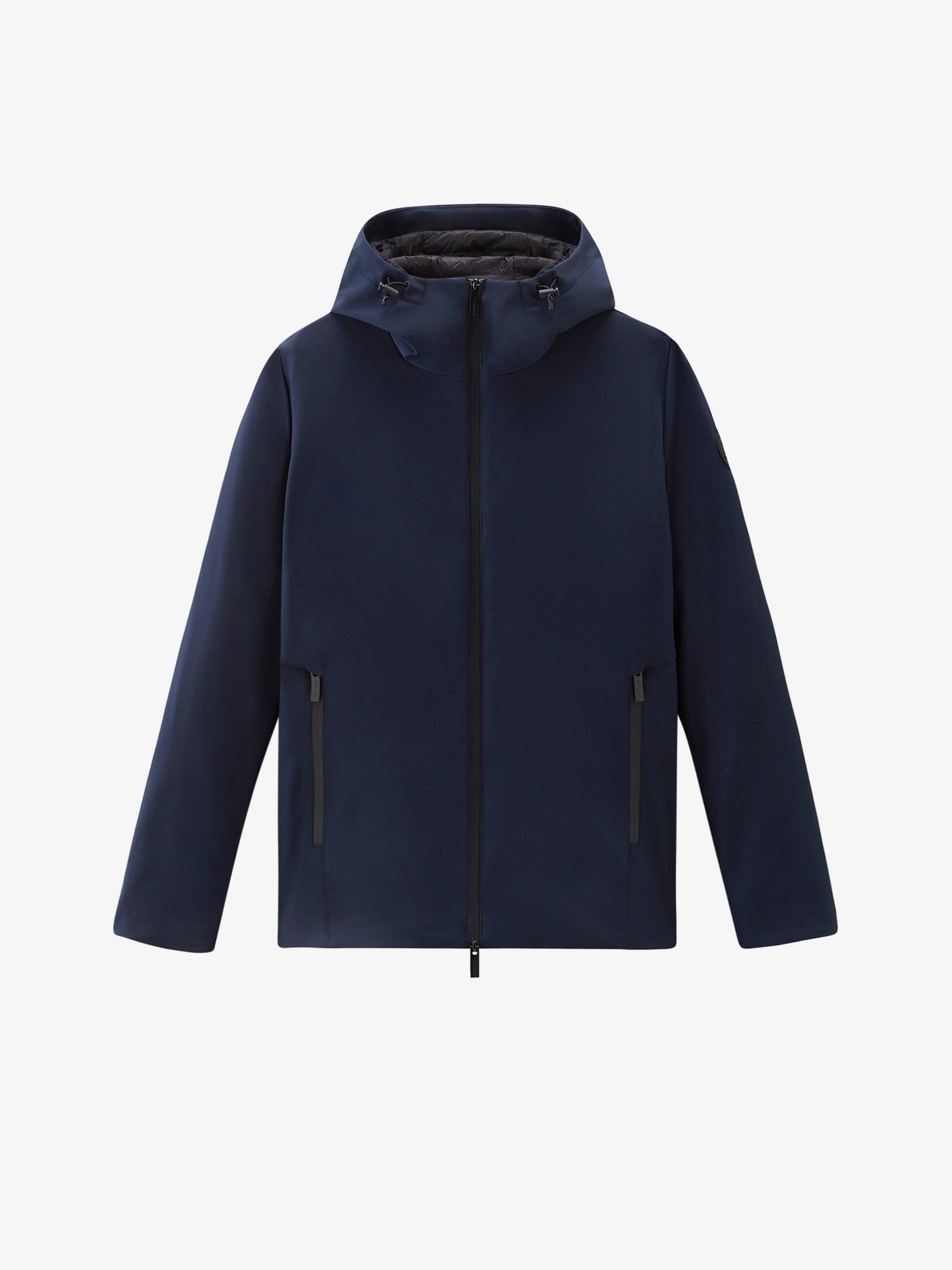 WOOLRICH Giubbotto Pacific in tech softshell uomo blu scuro