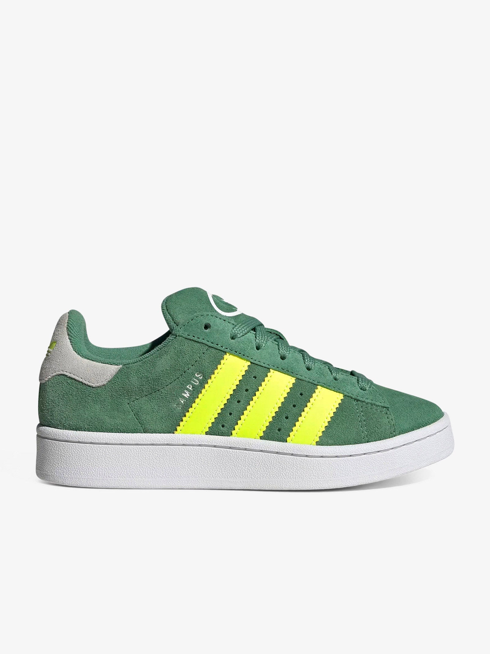 ADIDAS Sneakers Campus 00's IF3967 donna in pelle verde/giallo