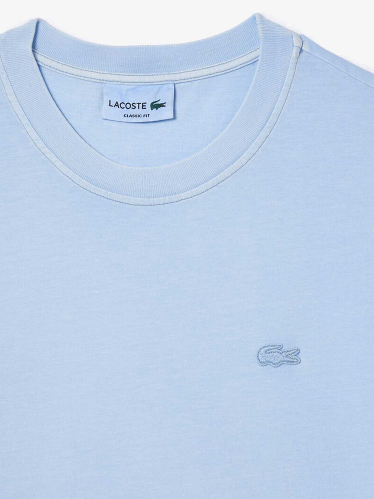 LACOSTE T-shirt TH8312 uomo cotone blu