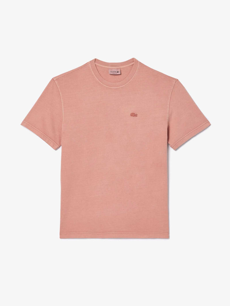 LACOSTE T-shirt TH8312 uomo cotone rosa