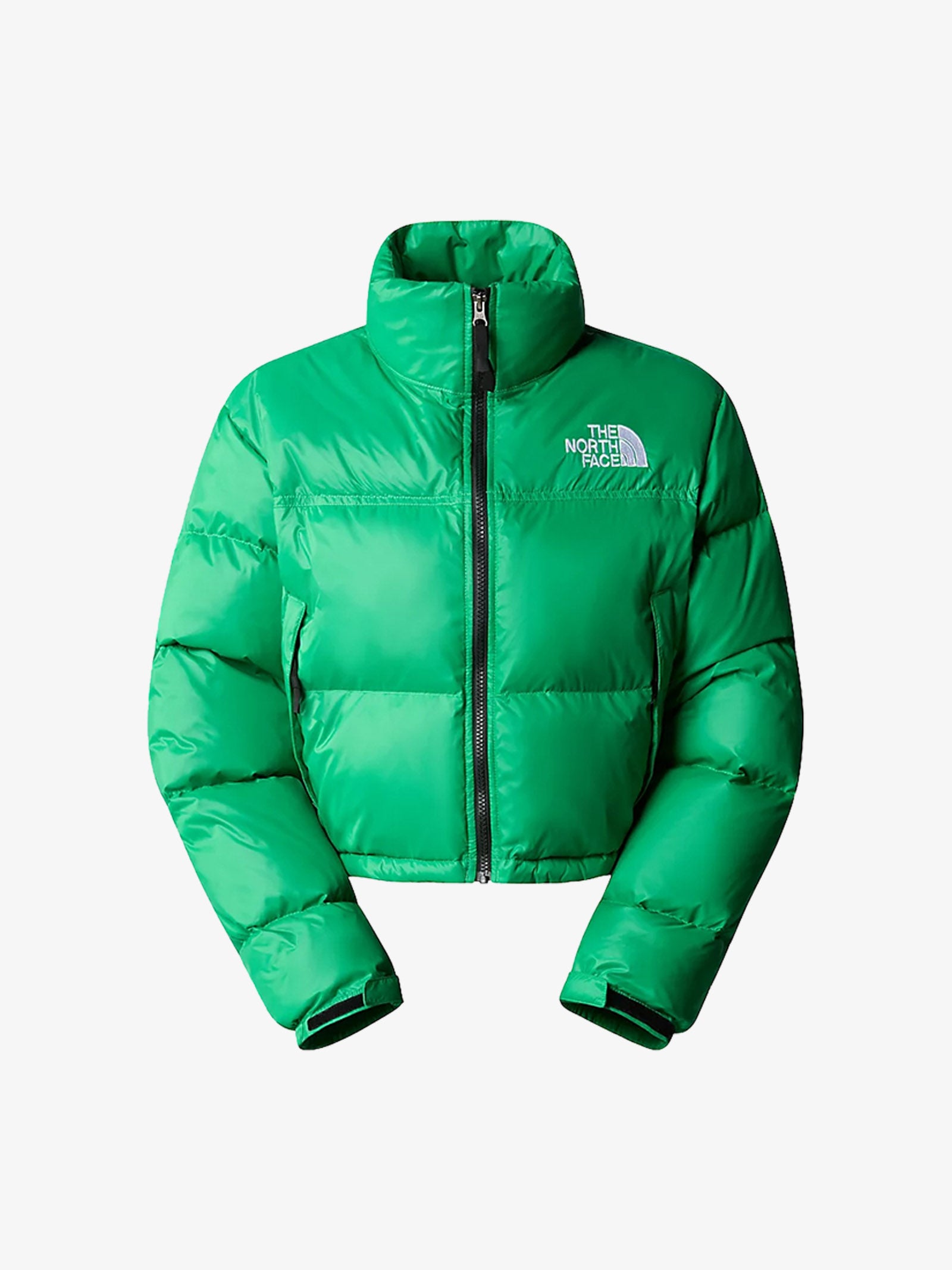 THE NORTH FACE Giubbotto corto Nuptse 5GGE donna in nylon verde