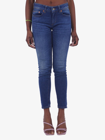 DONDUP Jeans skinny donna blu Faraone.