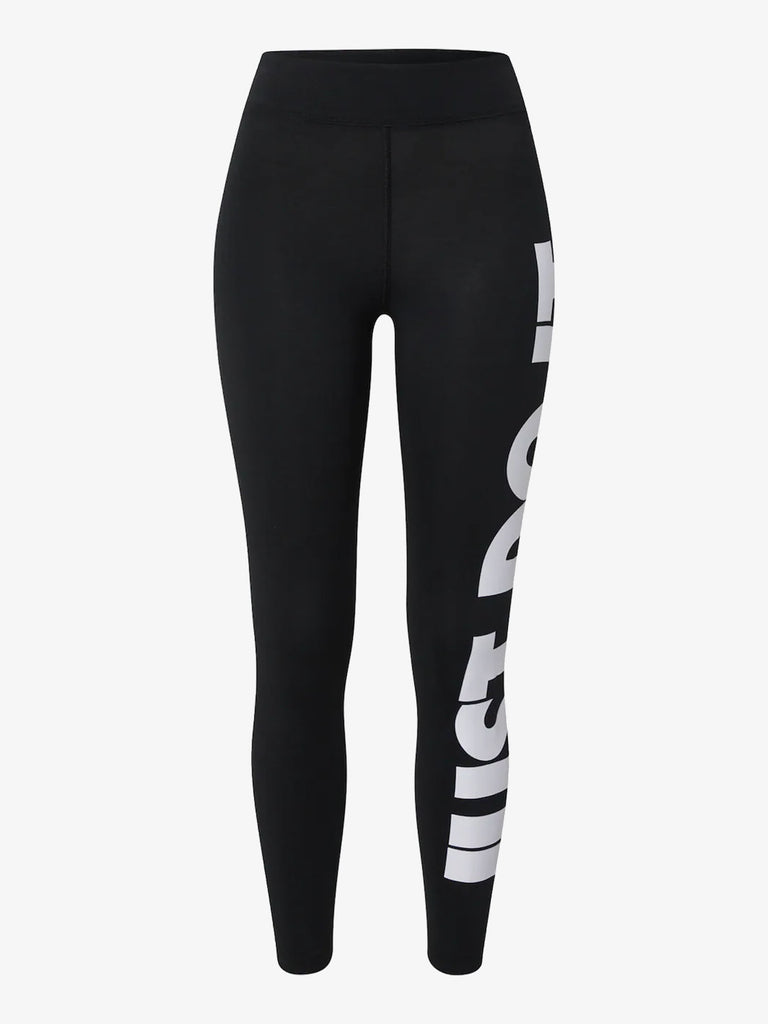 NIKE Nike Sportswear Swoosh women's high-waisted leggings black
