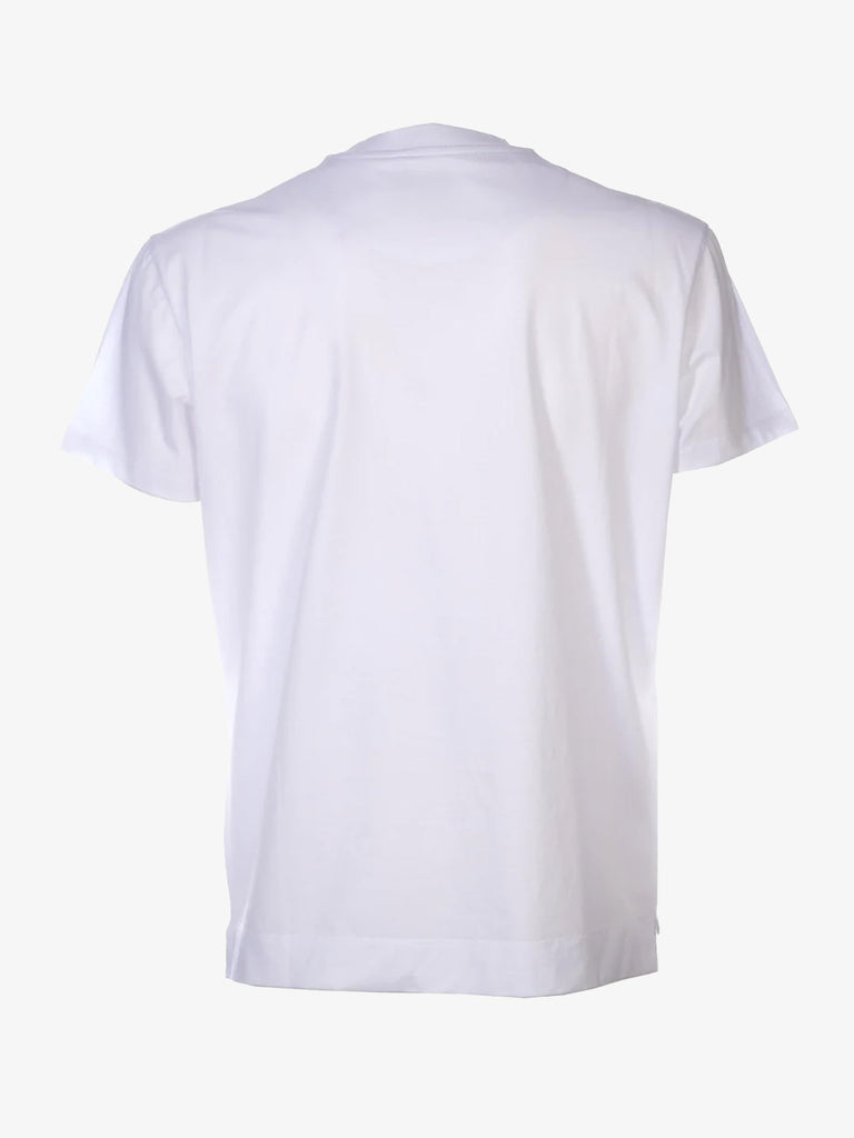WHITE OVER T-shirt Uomo TS00100 Bianco Faraone.