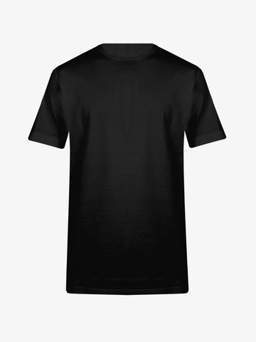 ALESSANDRO DELL'ACQUA T-shirt basic uomo in cotone nero