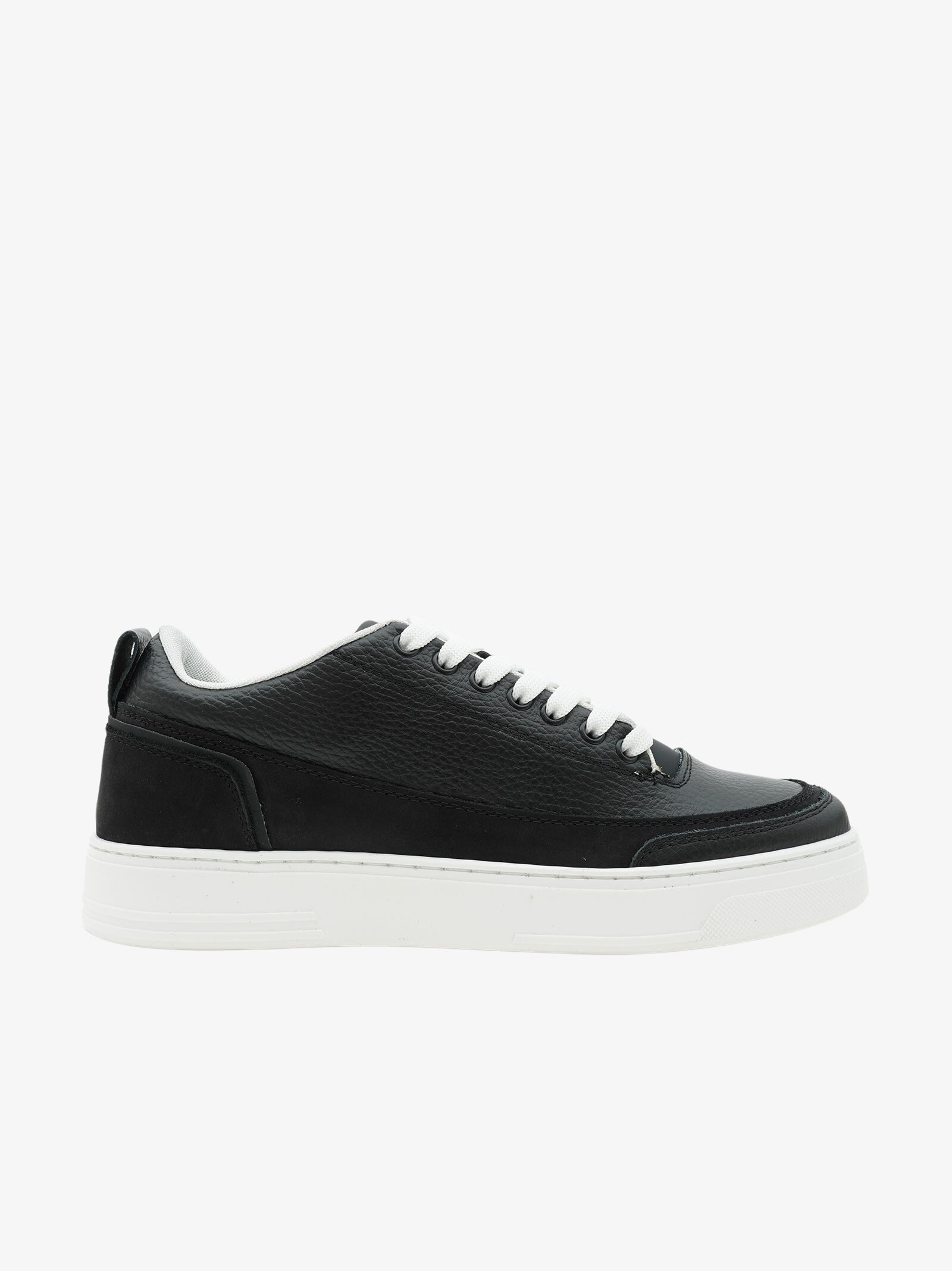 ANDREWE Sneakers MS300 uomo in pelle bottalata nera