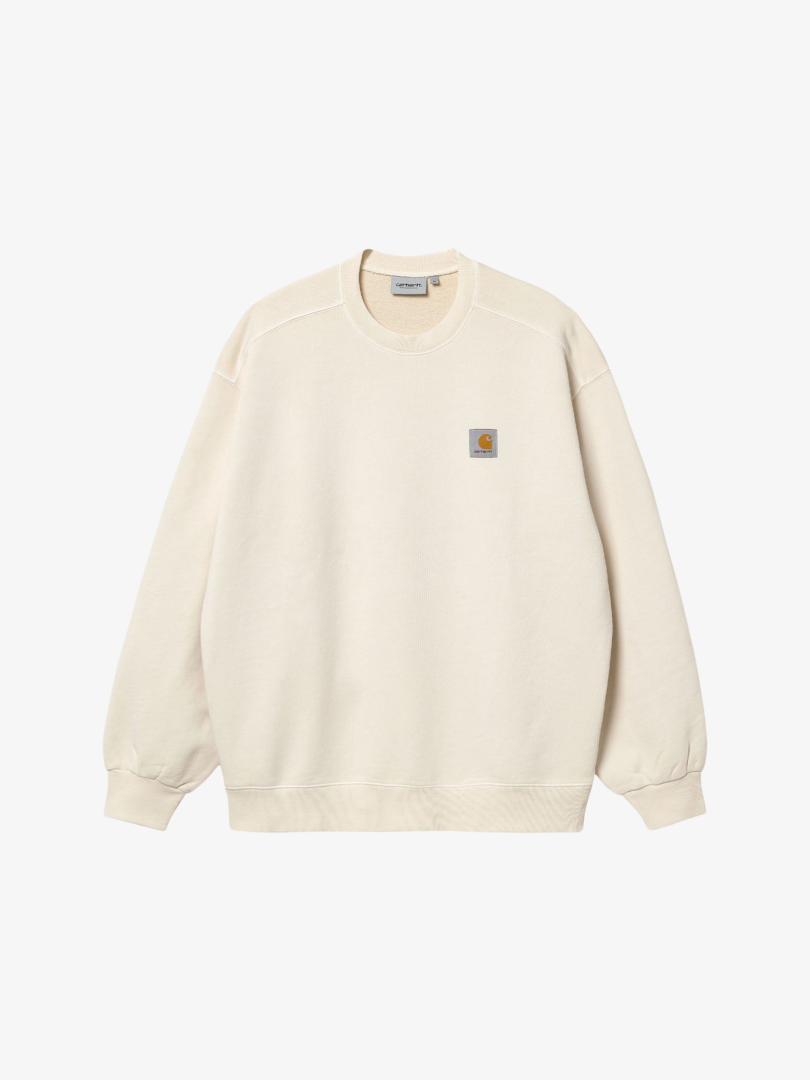 CARHARTT WIP Felpa Nelson Sweat Uomo Panna