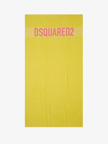 DSQUARED2 Telo da mare Towel unisex giallo