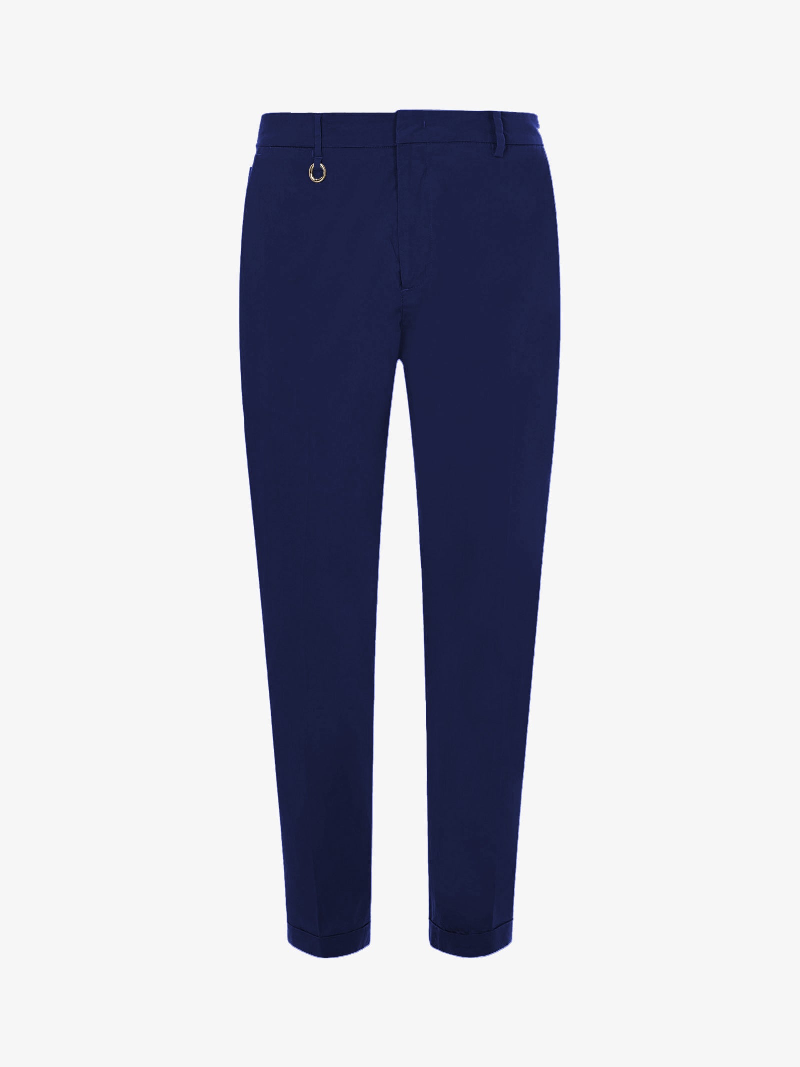 GOLDEN CRAFT Pantalone Roxy uomo in cotone leggero blu royal