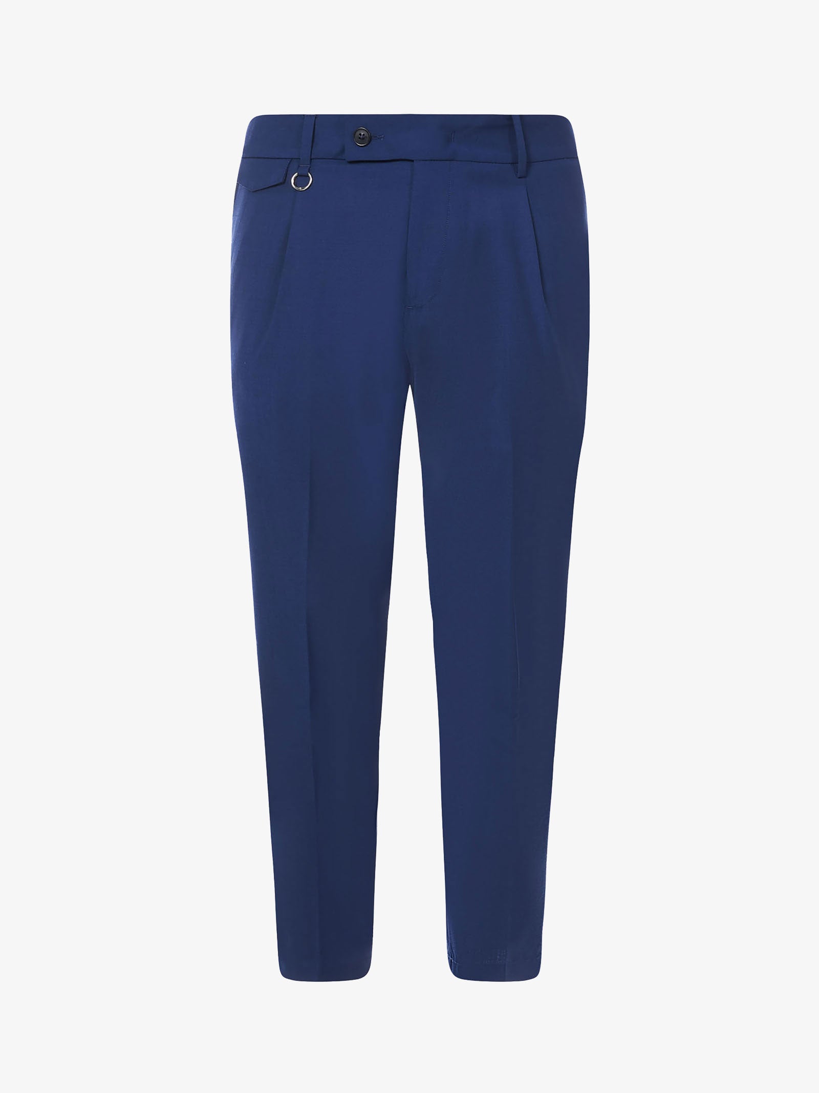 GOLDEN CRAFT Pantalone in fresco cotone uomo blu