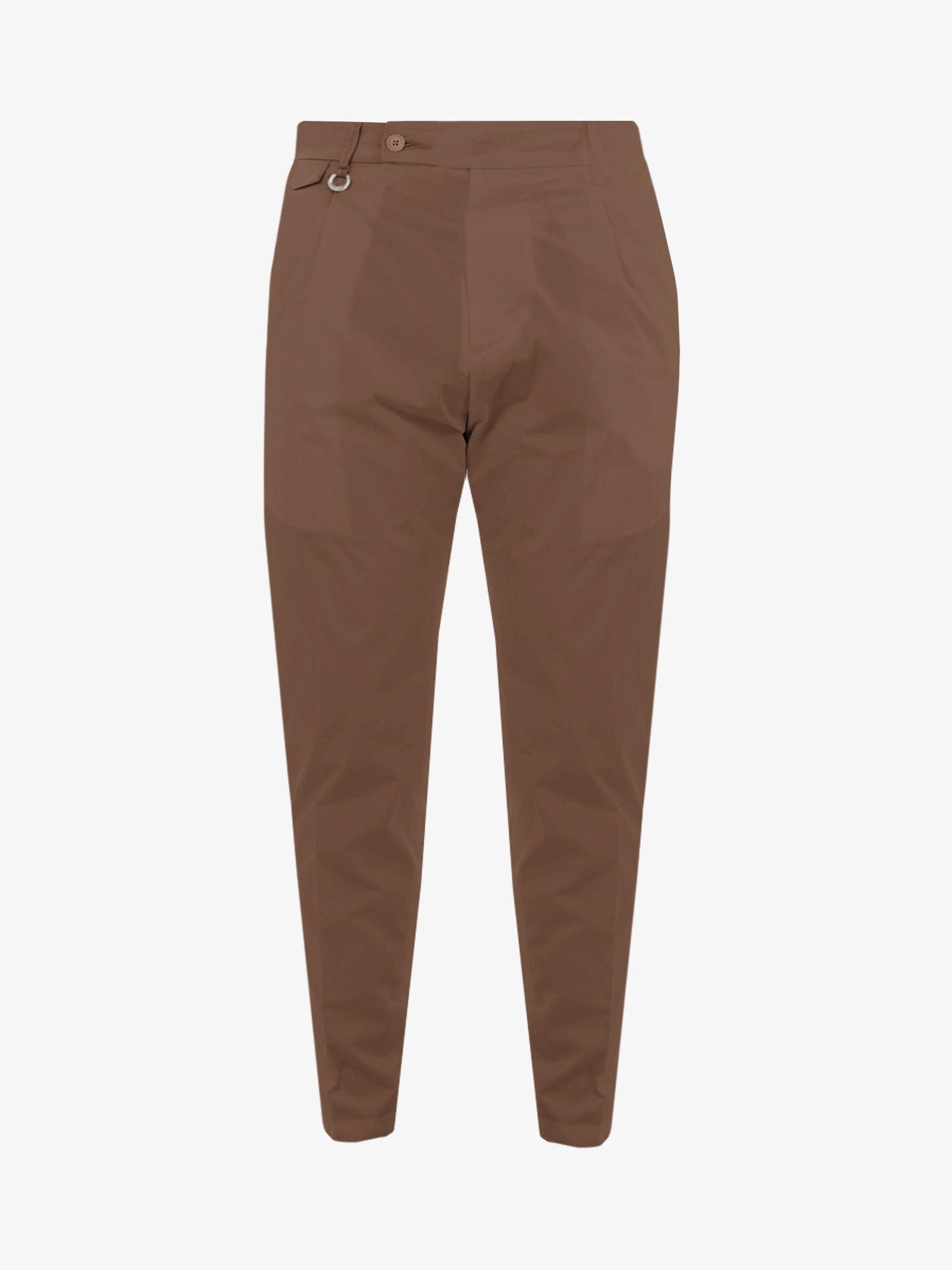 GOLDEN CRAFT Pantalone Charles in cotone uomo marrone