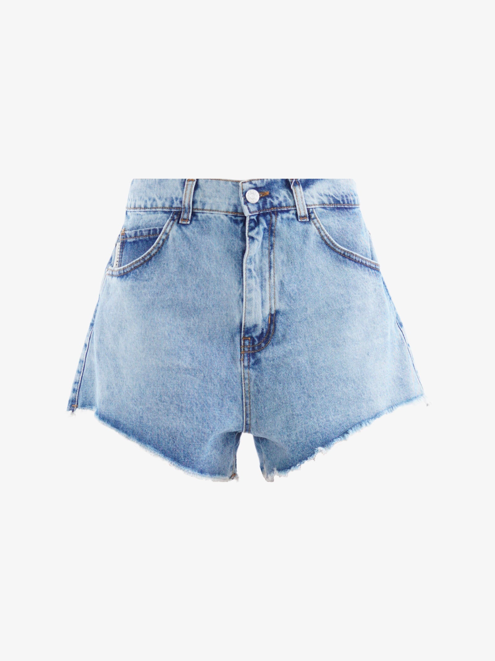 HAVE ONE Shorts ampi donna in denim chiaro