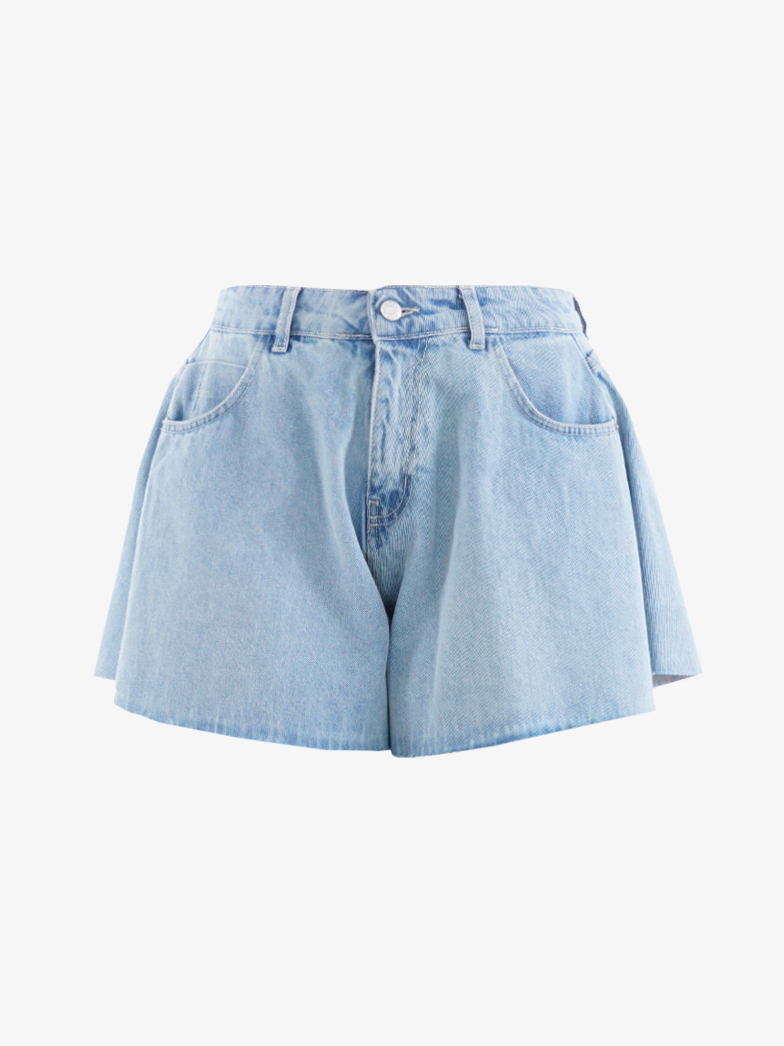 HAVE ONE Shorts in denim donna a gamba larga