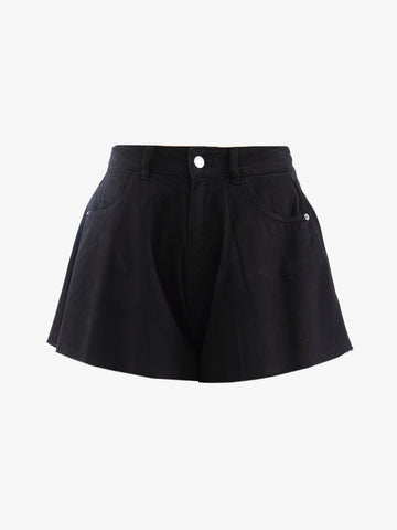 HAVE ONE Shorts donna nero in cotone