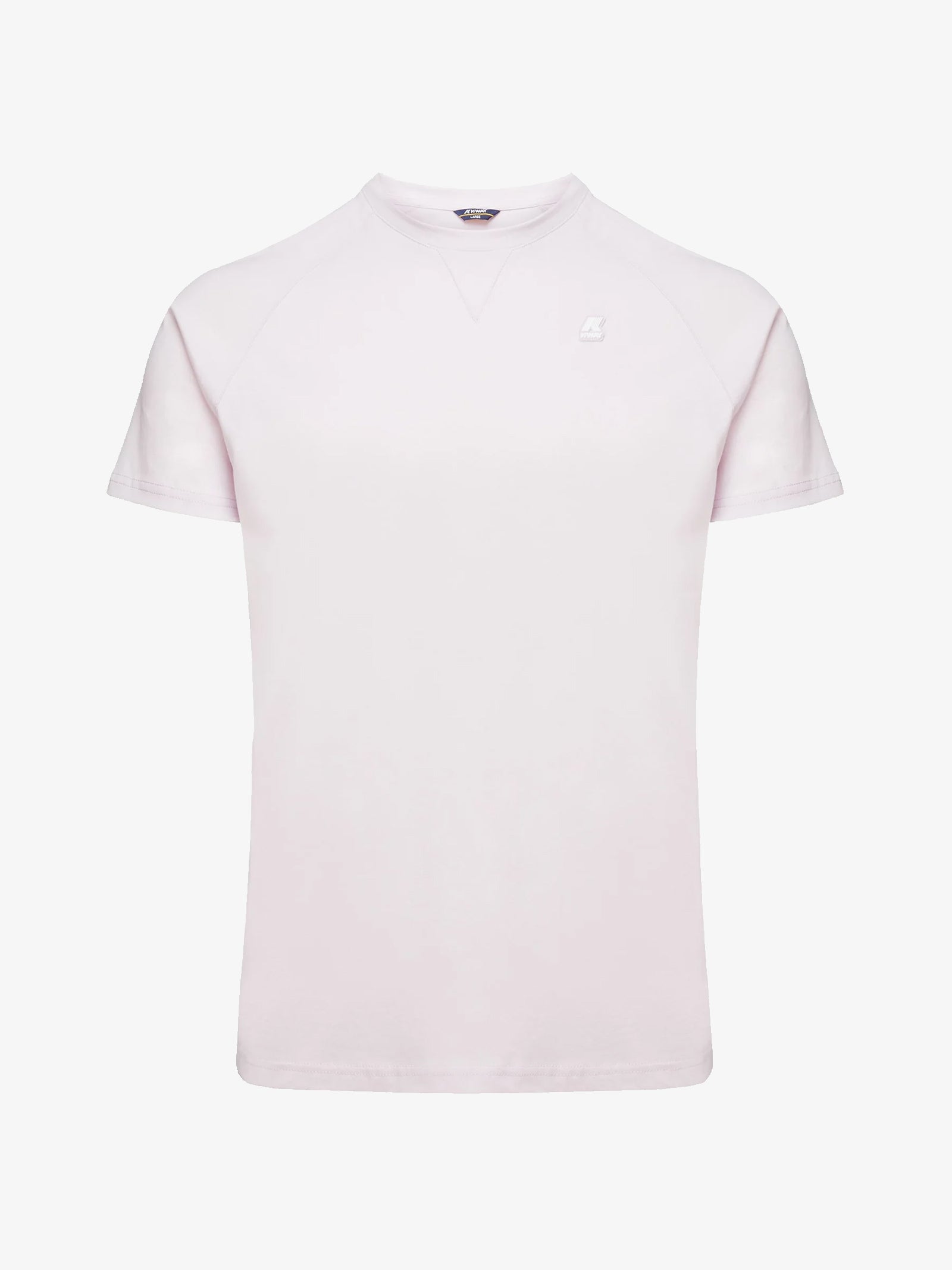 K-WAY T-shirt Edwing in cotone uomo rosa