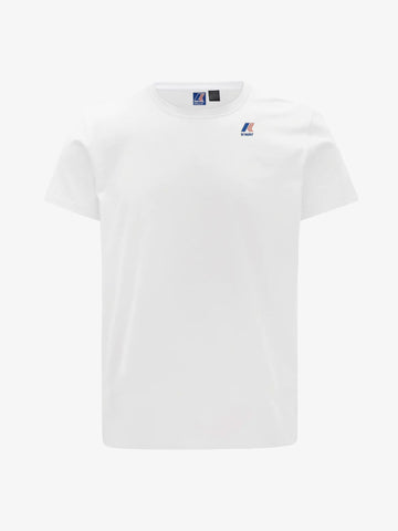 K-WAY T-shirt Le Vrai Edouard uomo bianca