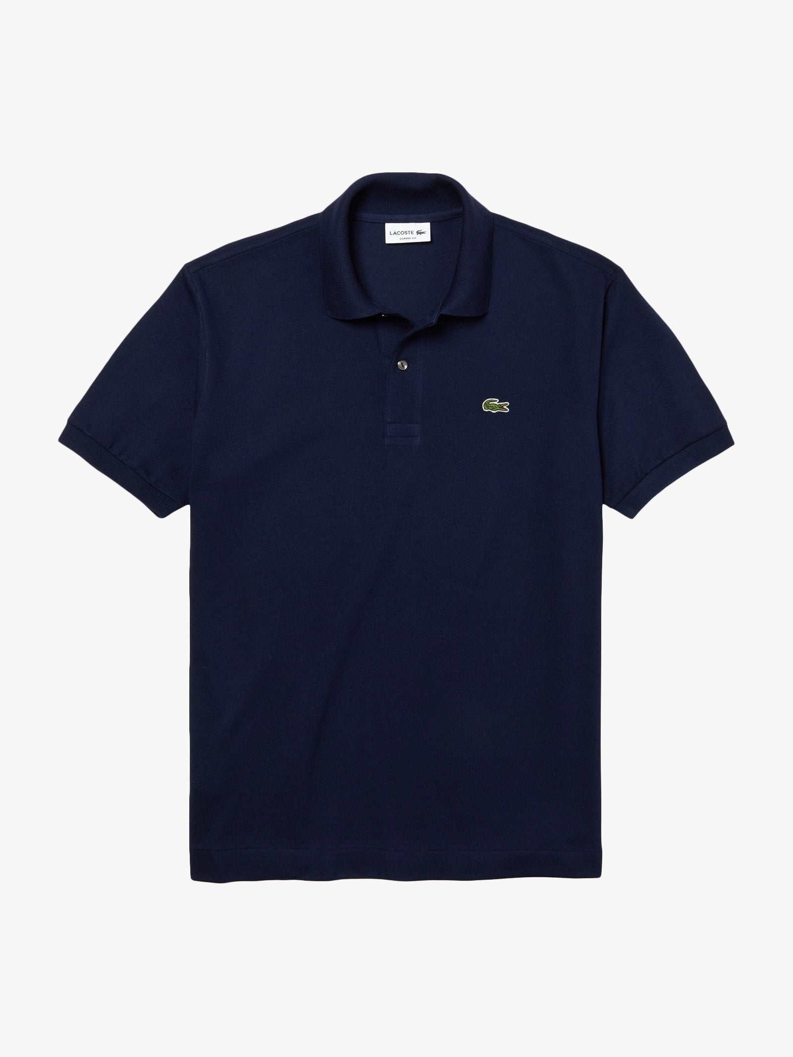 LACOSTE Polo regolare uomo in cotone blu scuro