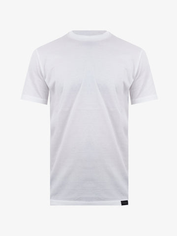 LOW BRAND T-shirt in Cotone Bianco Basic Jersey Mercer Uomo