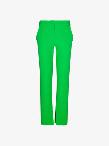 MARIUCCIA Pantalone slim donna verde