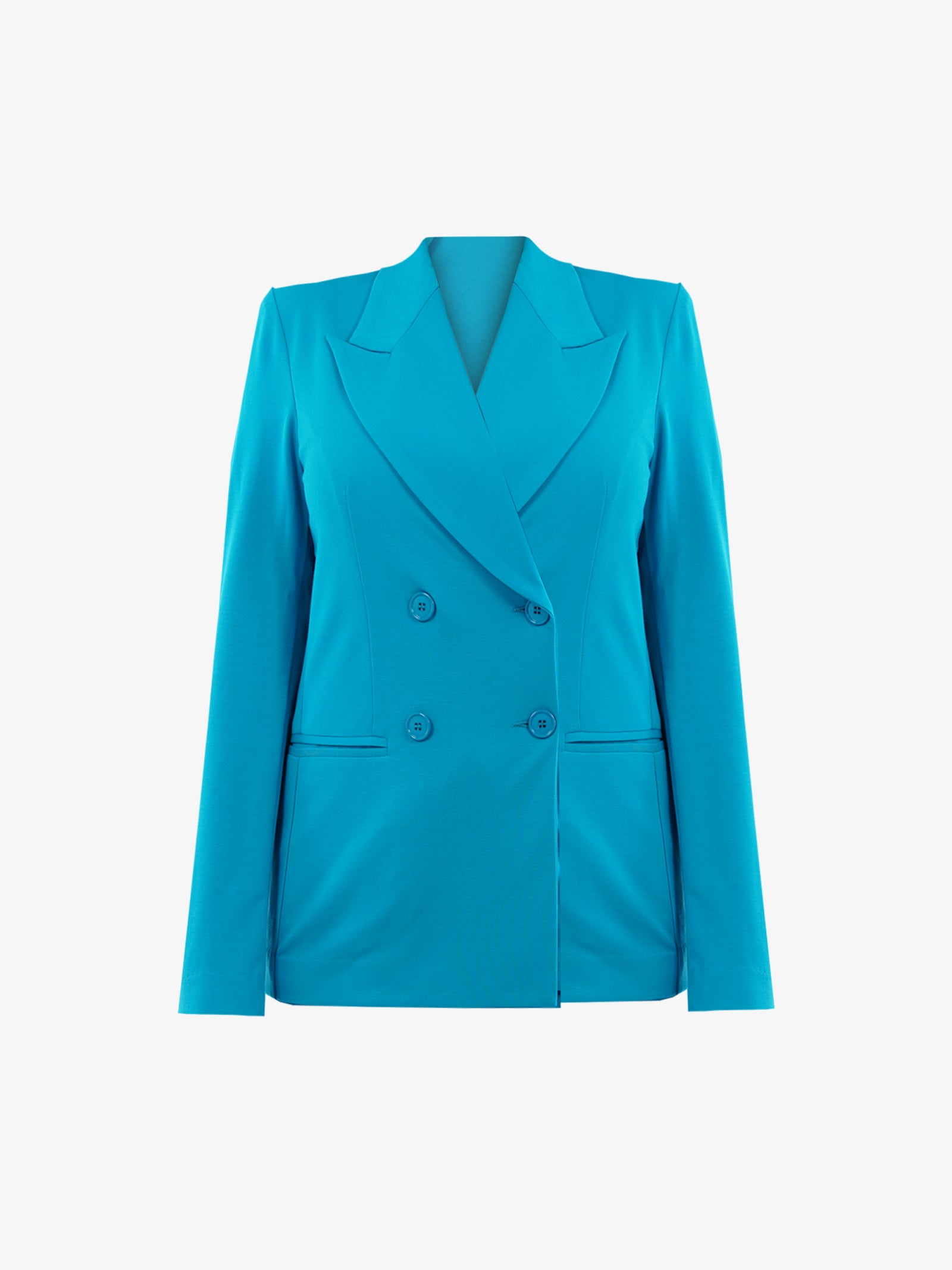 MERCI Blazer in Viscosa Azzurro con Taglio Elegante Donna