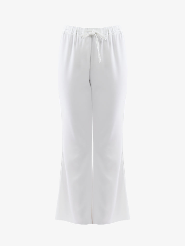 MERCI Pantalone Donna Bianco con Design Unico