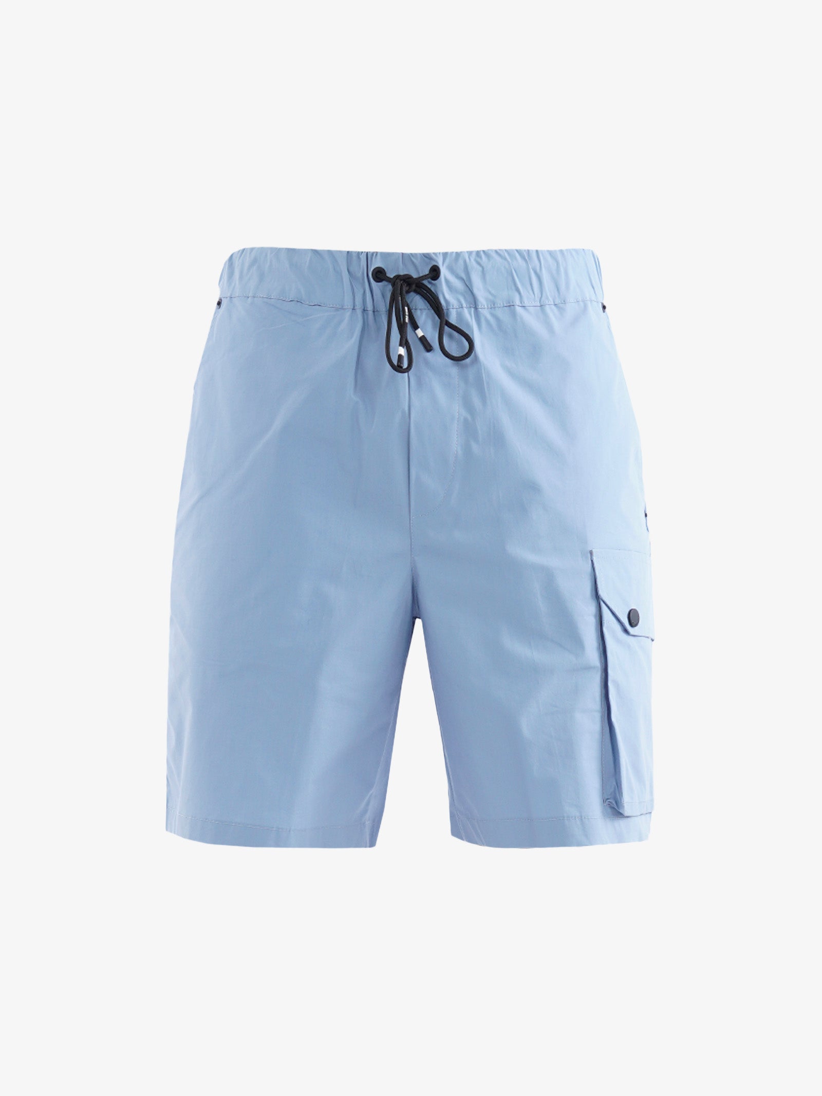 WHITE OVER Bermuda cargo 00406 uomo in cotone cielo