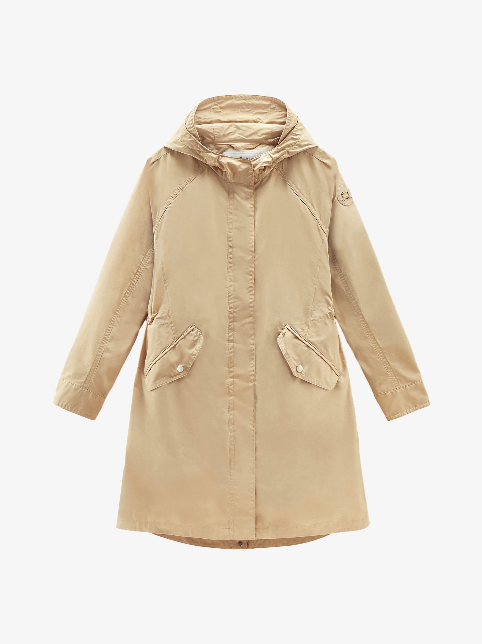 WOOLRICH Giubbotto lungo Summer donna beige