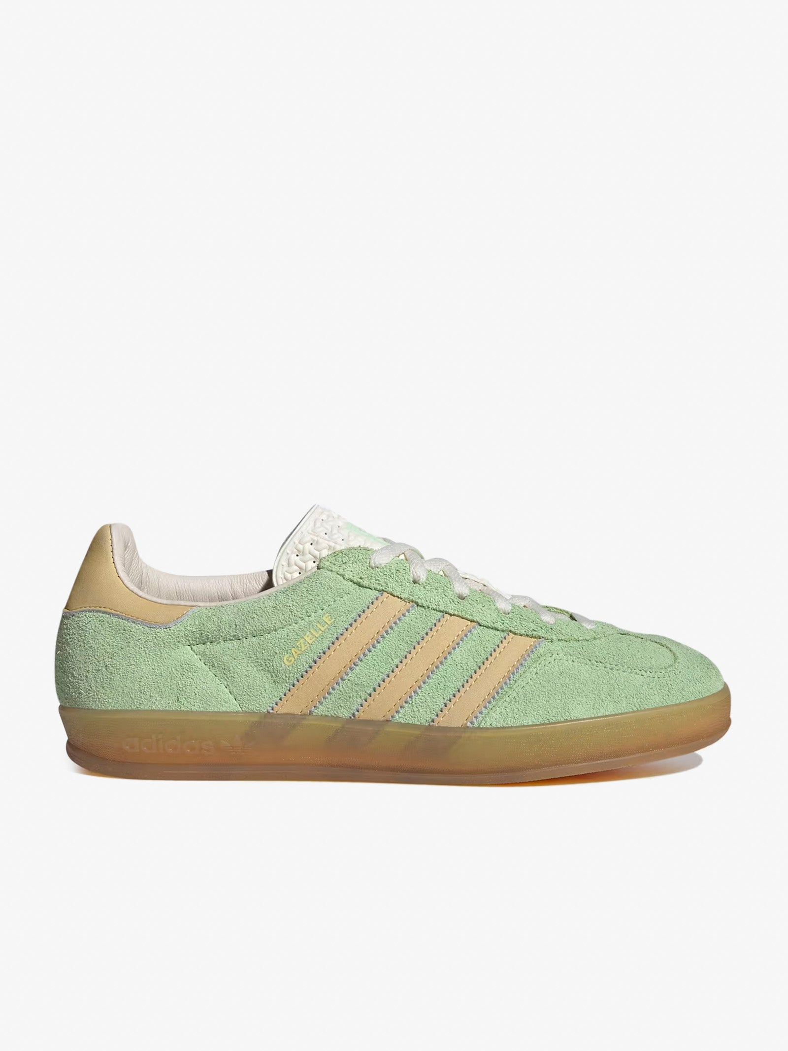 ADIDAS Sneakers Gazelle Indoor IE2948 unisex in pelle morbida verde