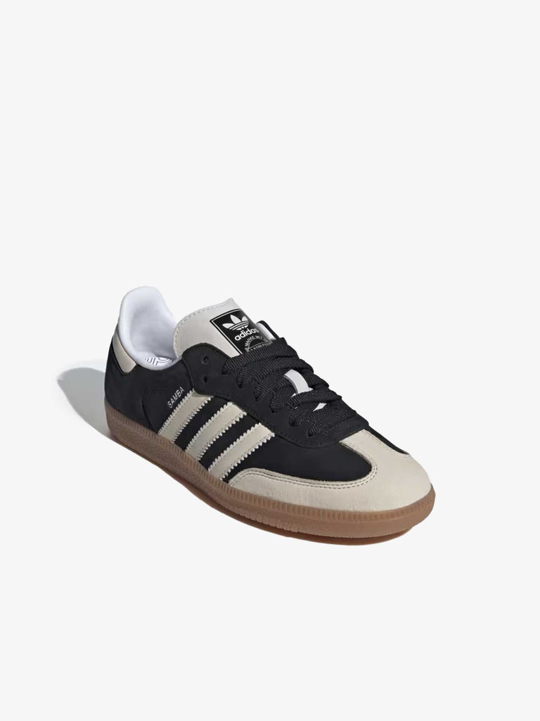 ADIDAS Sneakers Samba OG W IE5836 donna in pelle nero/panna