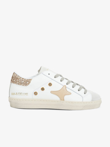 AMA BRAND Sneakers 2706 donna in pelle bianco