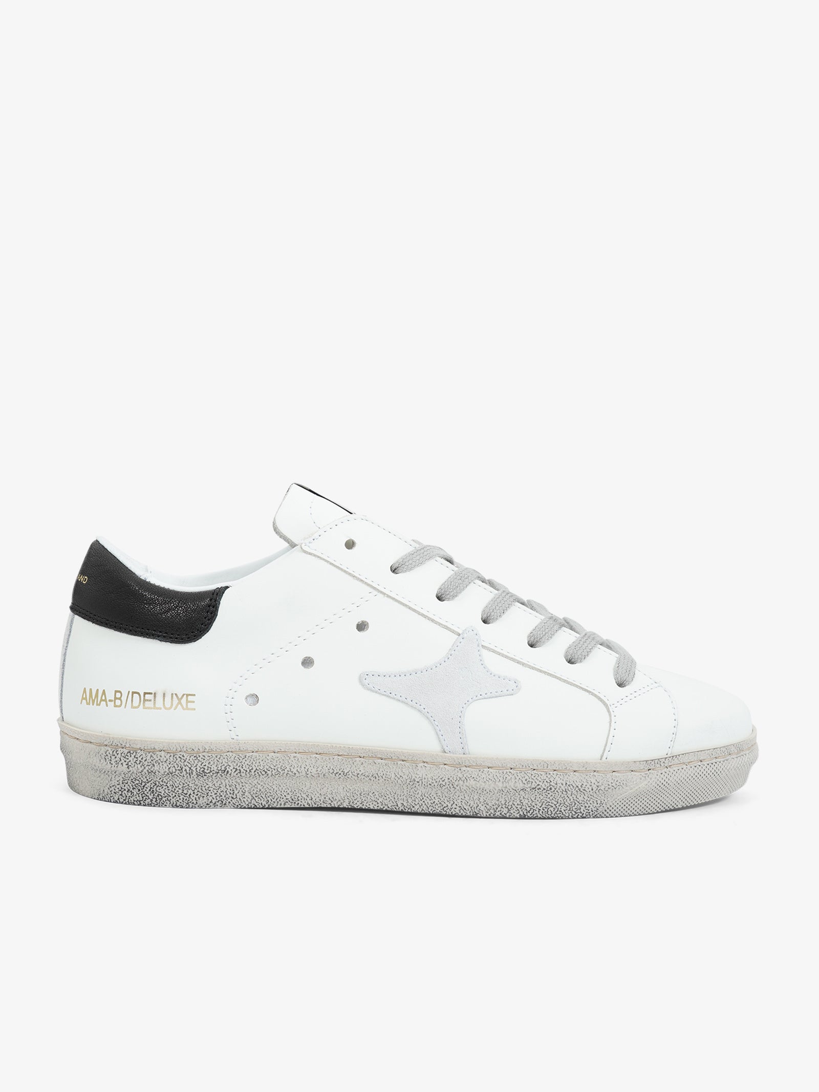 AMA BRAND Sneakers 2726 uomo in pelle bianco