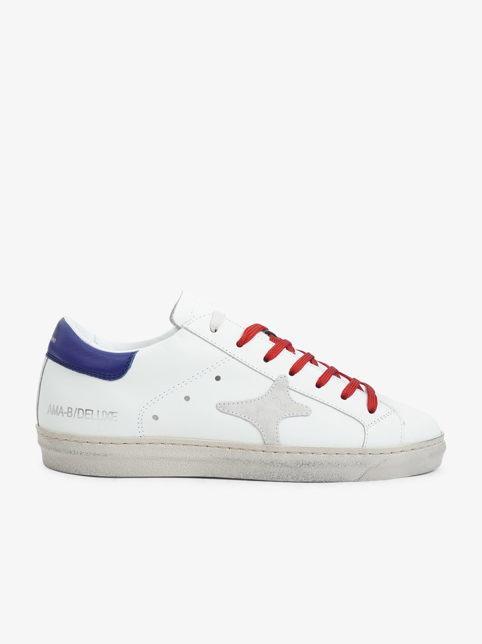 AMA BRAND Sneakers 2737 uomo in pelle bianco