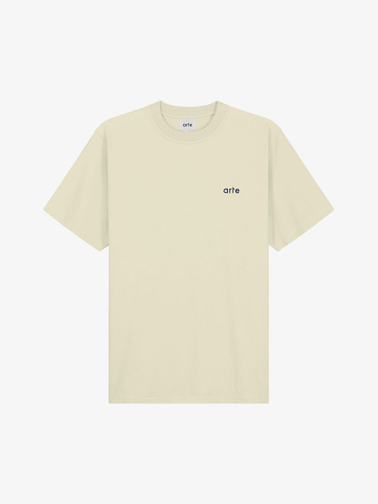 ARTE ANTWERP T-shirt Teo Back Rings T-shirt SS24-032T uomo cotone beige