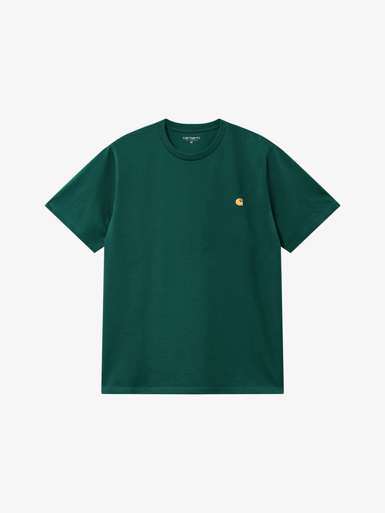 CARHARTT WIP T-shirt S/S Chase I026391_1YW_XX uomo in cotone verde