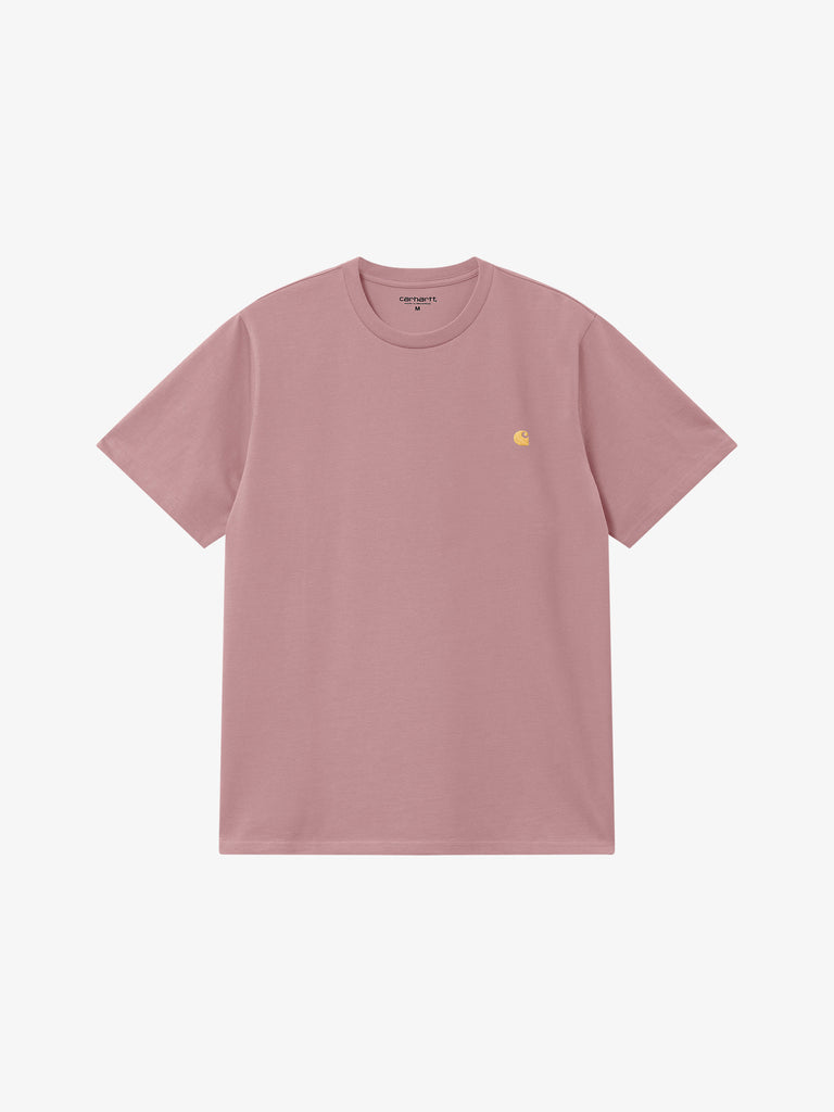 CARHARTT WIP T-shirt S/S Chase I026391_24C_XX uomo in cotone rosa