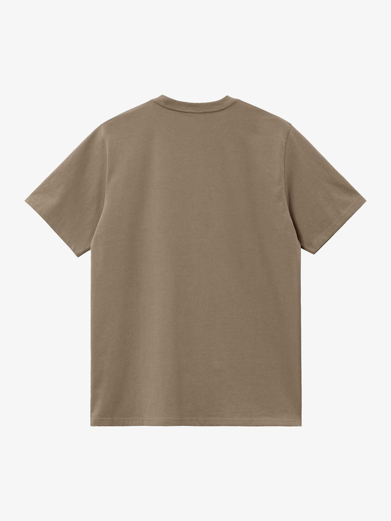 CARHARTT WIP T-shirt S/S Script I031047_24E_XX uomo cotone marrone