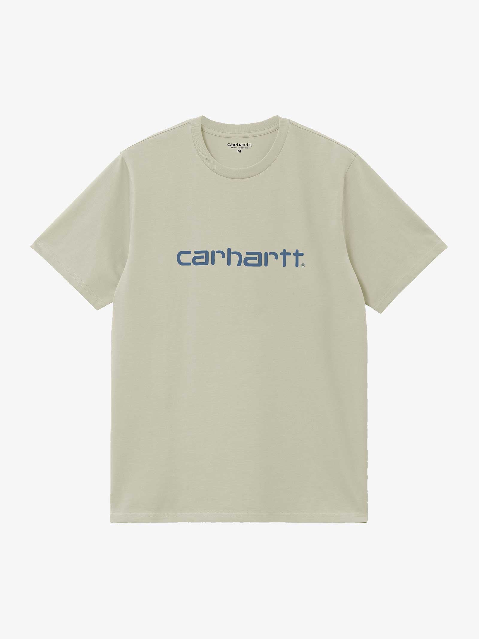 CARHARTT WIP T-shirt S/S Script I031047_24G_XX uomo cotone verde