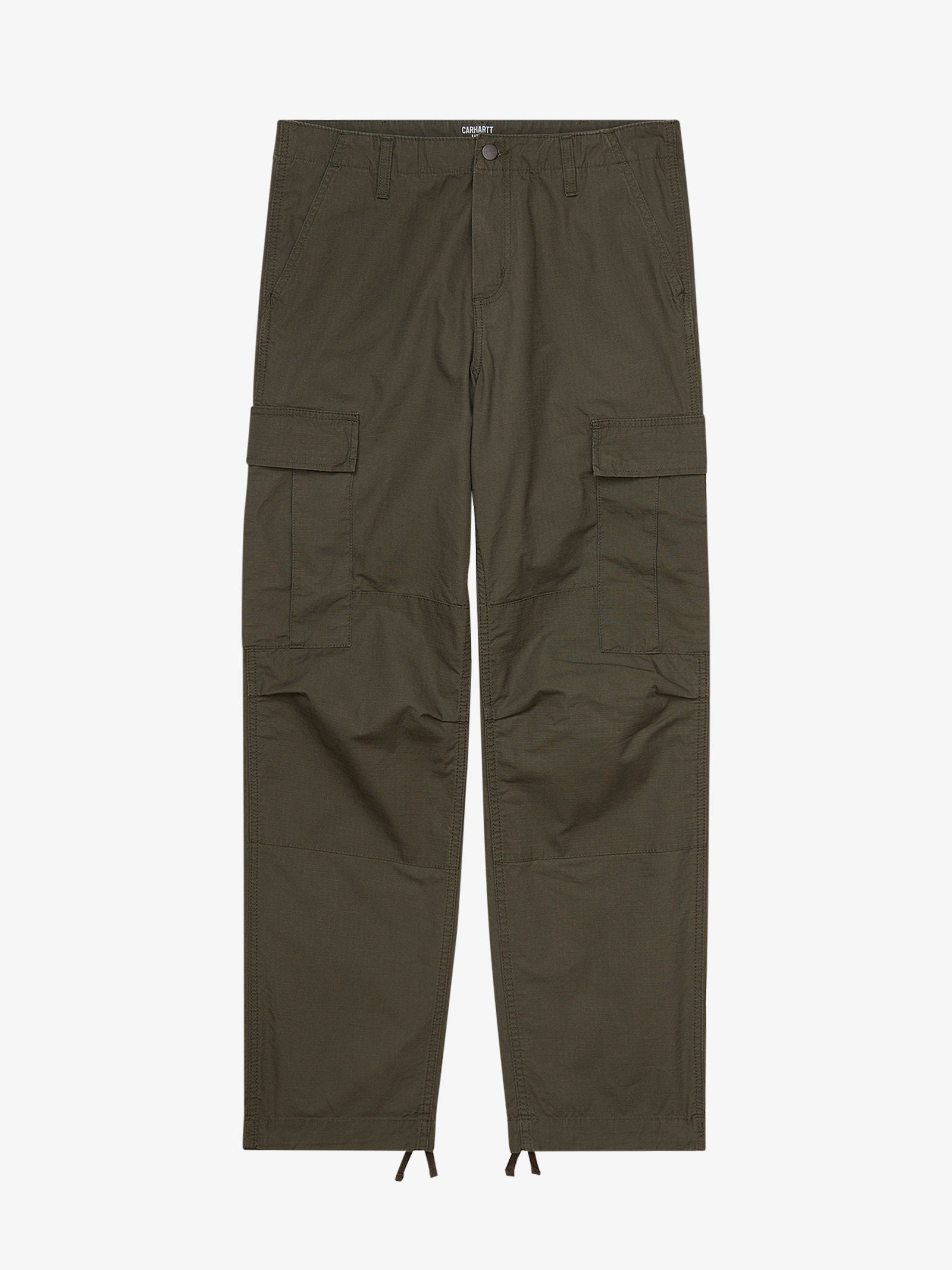 CARHARTT WIP Pantalone regular cargo I032467_63_02 uomo in cotone verde