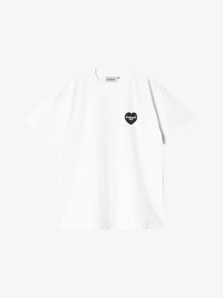 CARHARTT WIP T-shirt S/S Heart Bandana I033116_00A_06 uomo in cotone bianco