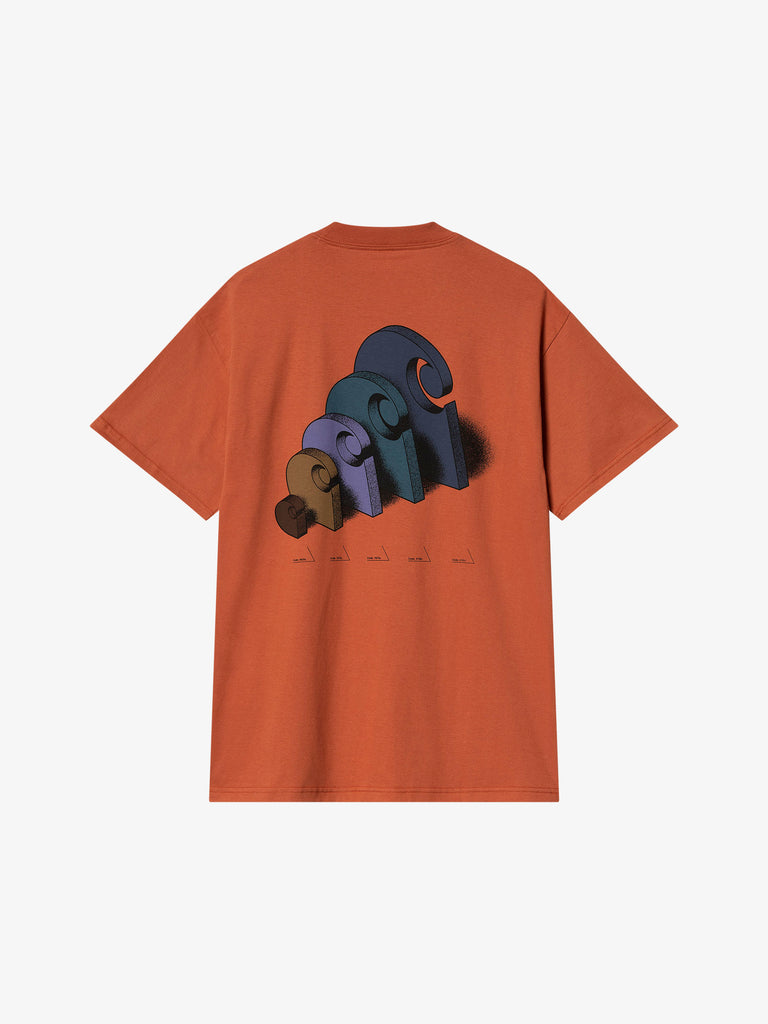 CARHARTT WIP T-Shirt S/S Diagram C I033177_1CL_XX uomo arancione