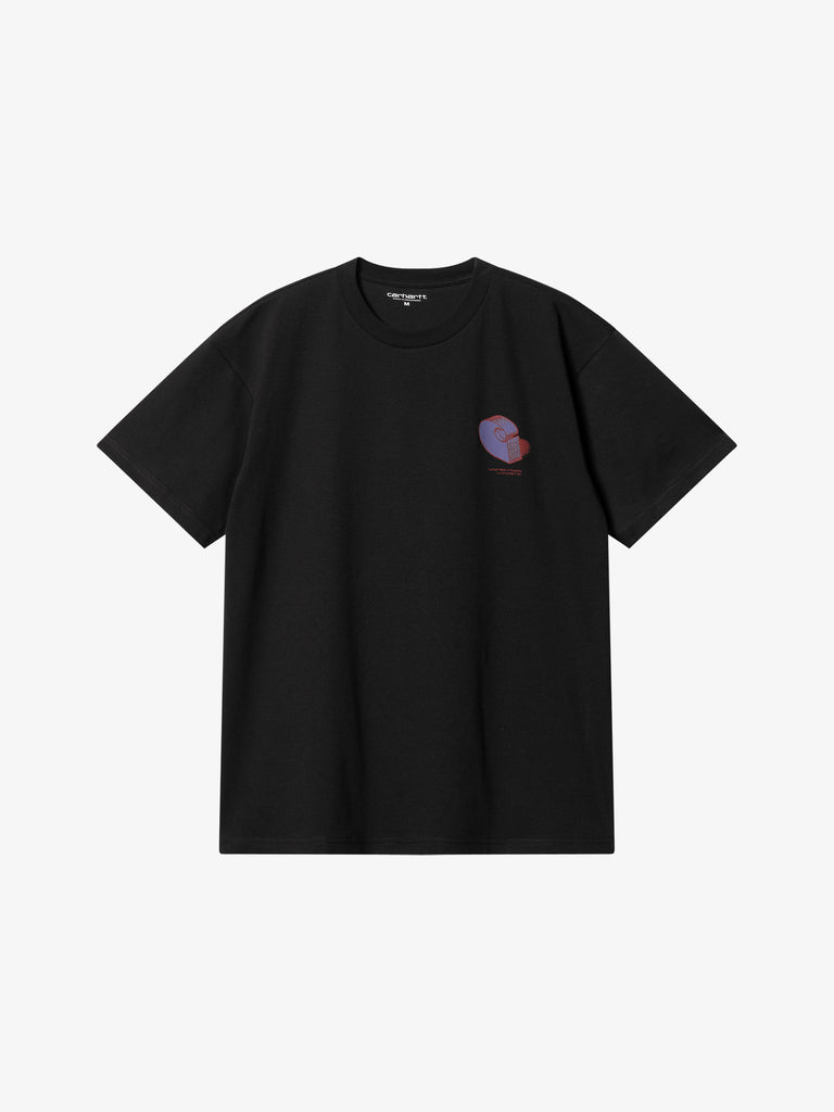 CARHARTT WIP T-shirt S/S Diagram C I033177_89_XX uomo in cotone nero