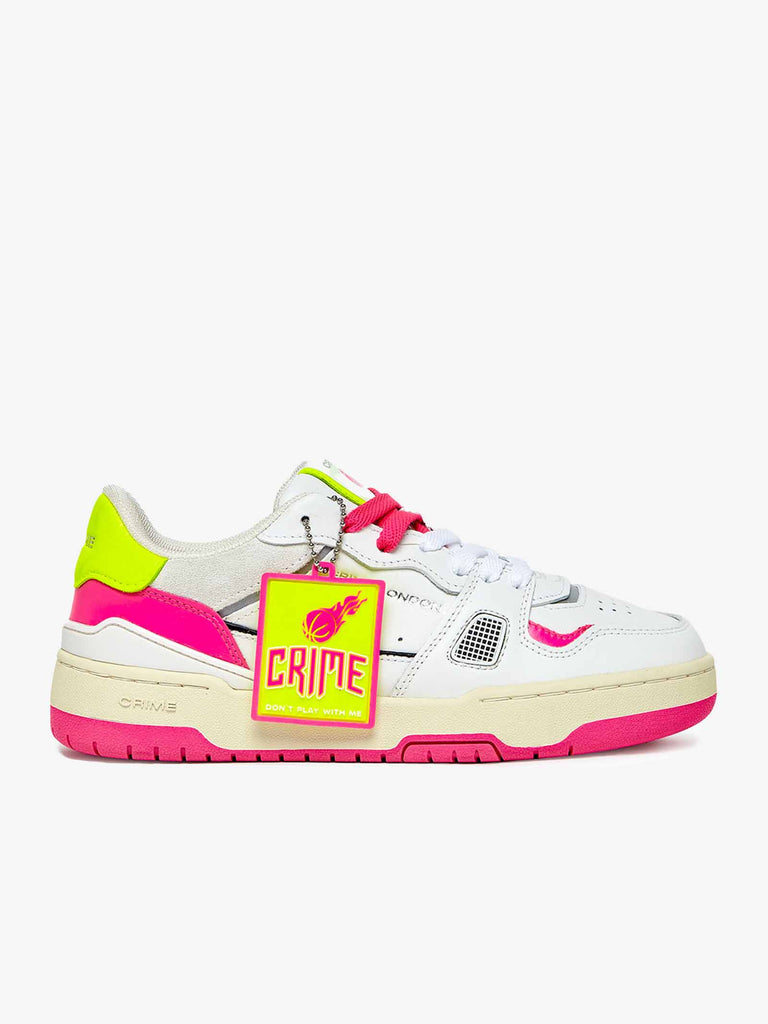 CRIME LONDON Sneakers OffCourt 27301PP6 donna in pelle fucsia