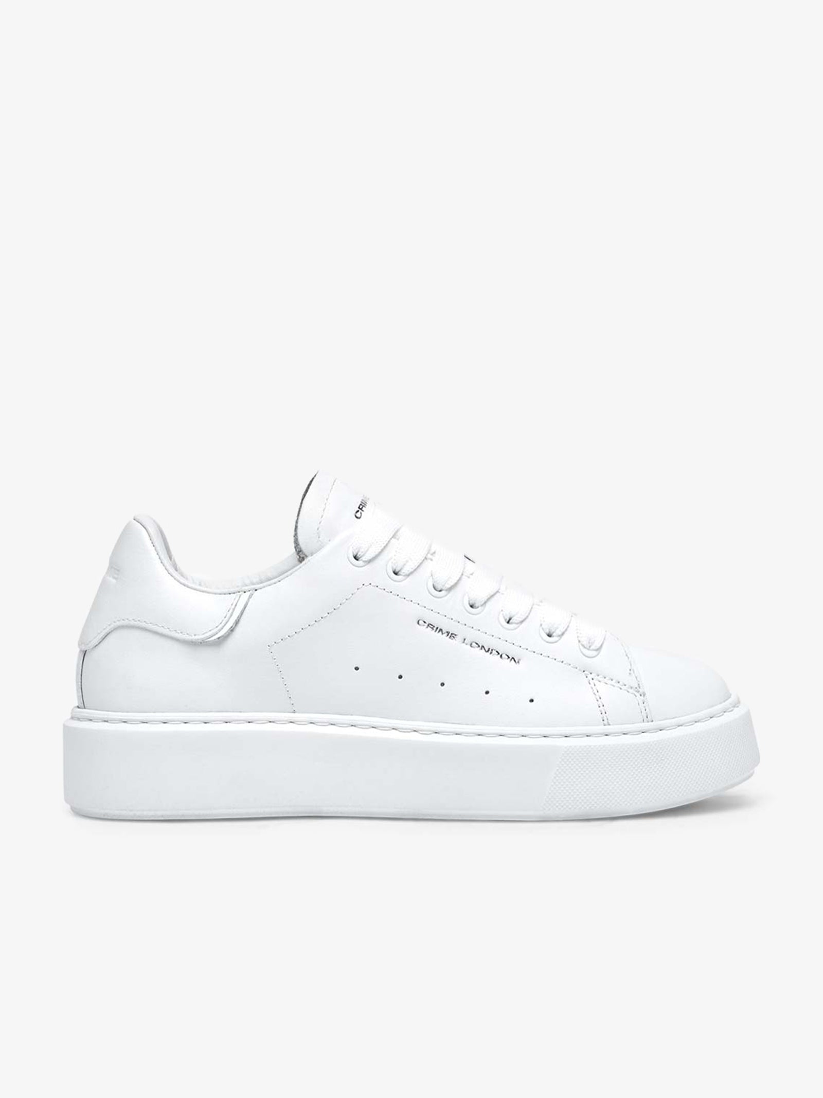 CRIME LONDON Sneakers Elevate 28707AA6 donna in pelle bianco