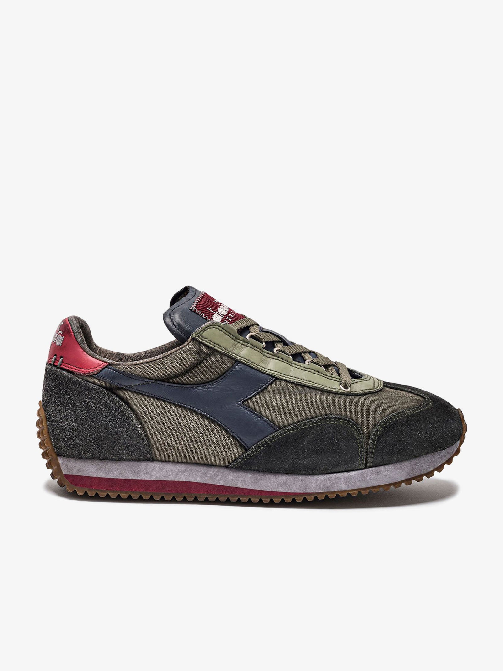 DIADORA Sneakers EQUIPE H DIRTY STONE WASH EVO 201.174736_ uomo pelle multicolor