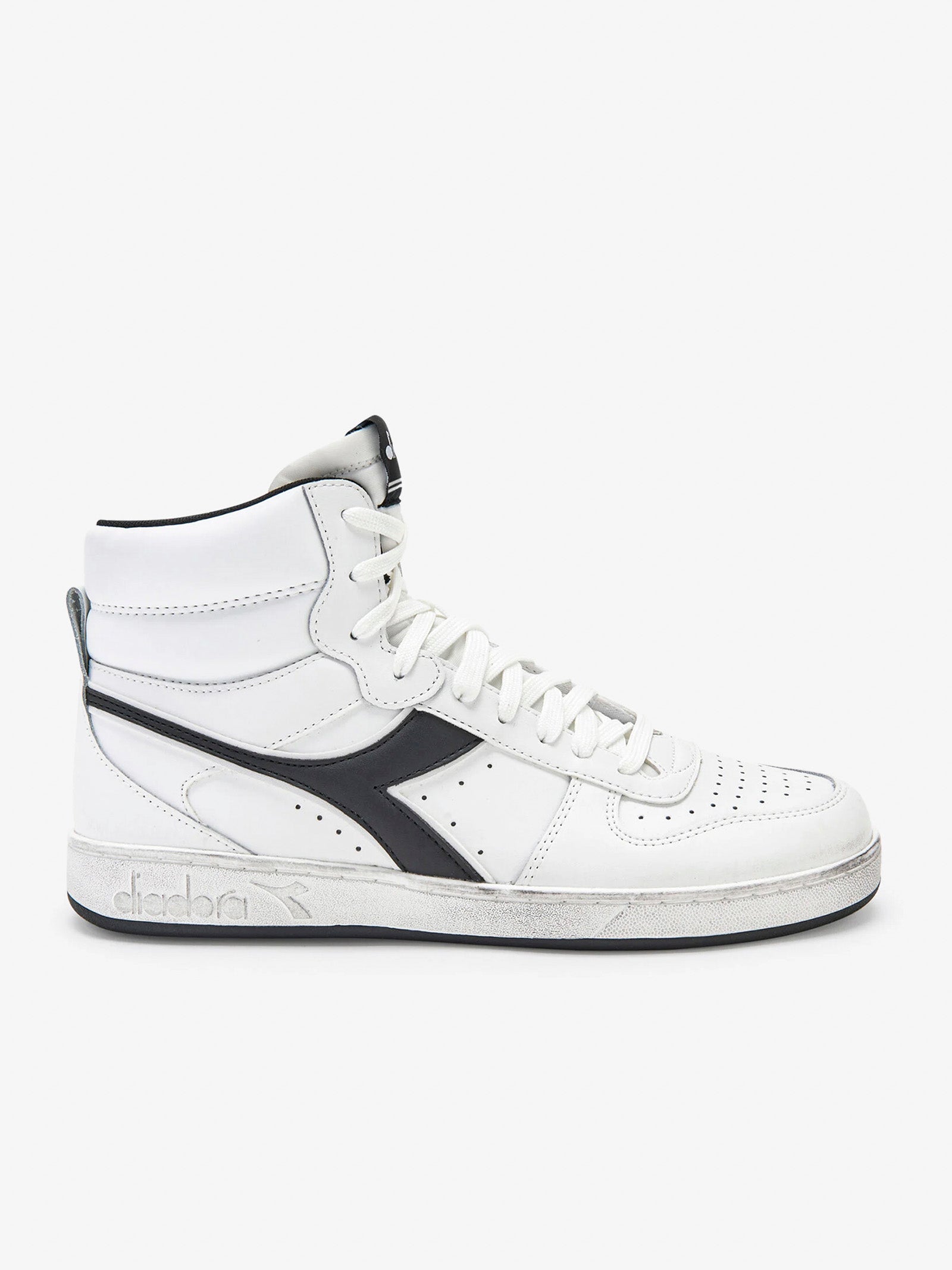 DIADORA Sneakers Magic Basket Mid Icona uomo bianco/nero